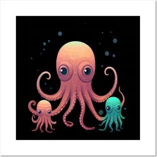 Octopus Fathers Day Posters and Art